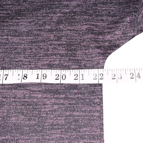 RBX Gym Shirt Women's Size Large Sunset Purple Cold Shoulder Mock Neck NWT - Picture 4 of 5